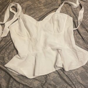 3/25 peplum top brand new no tags